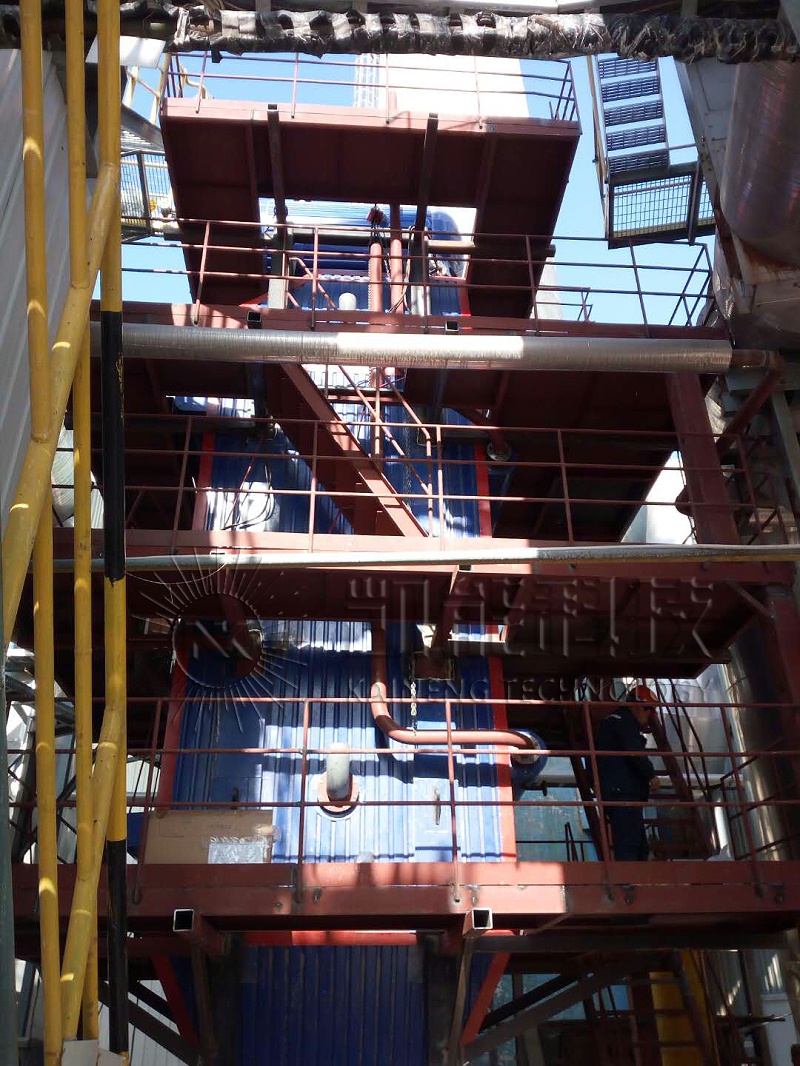 玻璃窑炉余热锅炉，烟台长裕工程现场 (11)