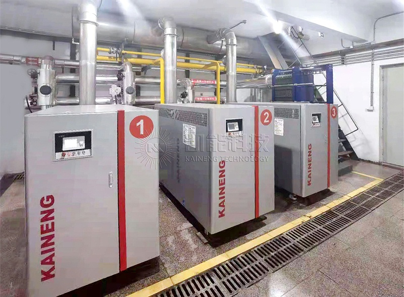 燃气锅炉，黄海饭店3台1000kw项目，青岛