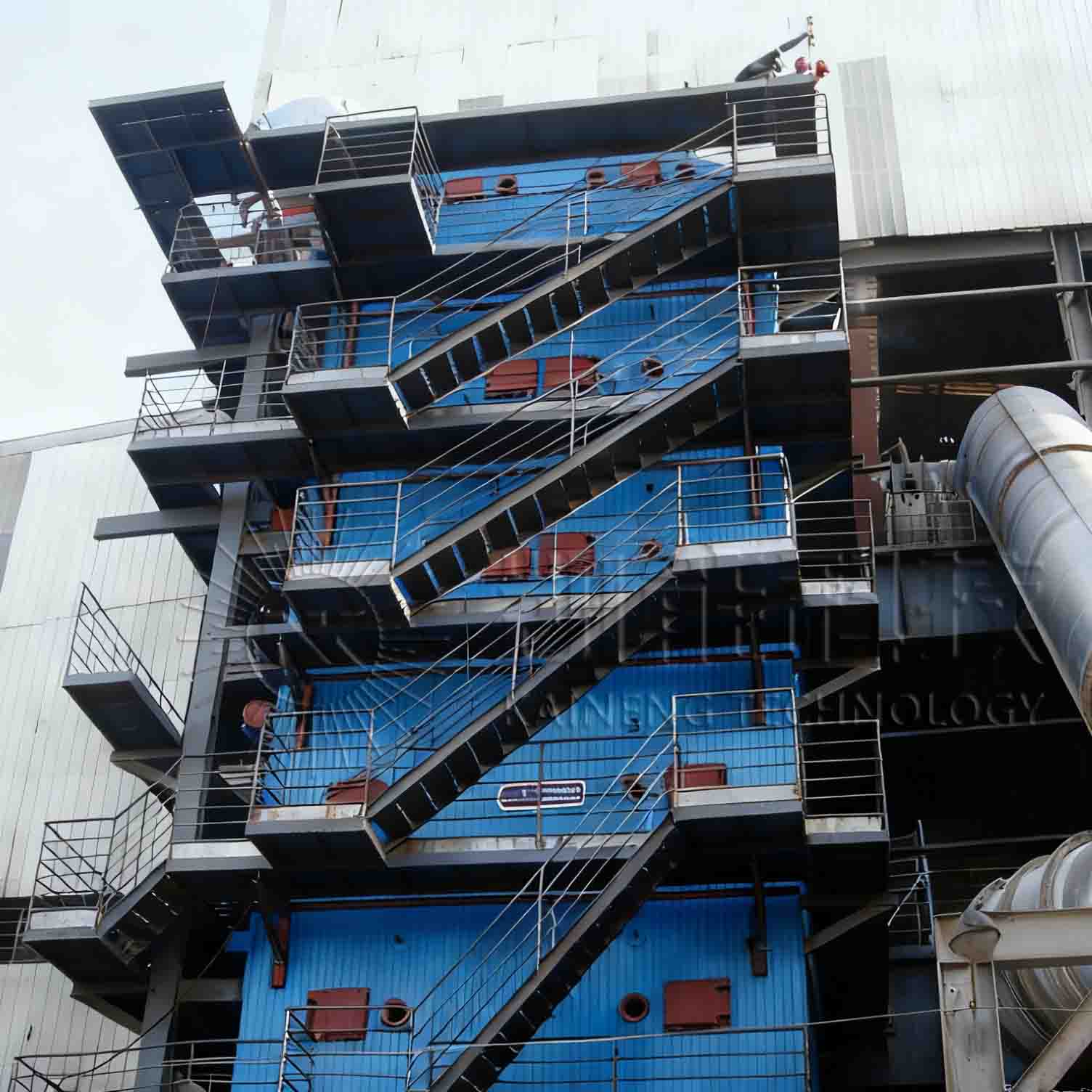 宁夏石嘴山硅钙矿热炉余热锅炉项目