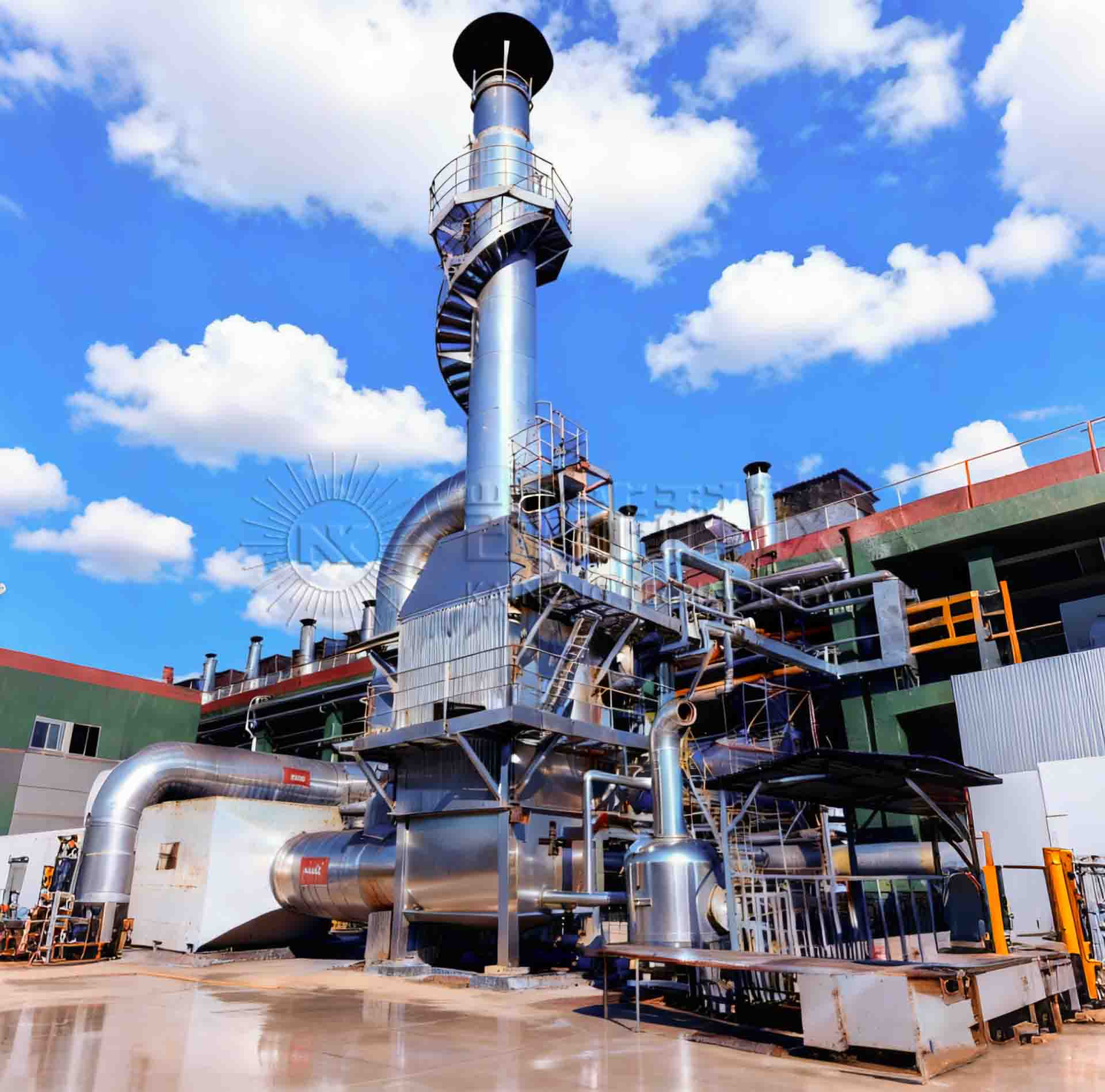 山西瓦斯发电机组余热锅炉Ⅰ期