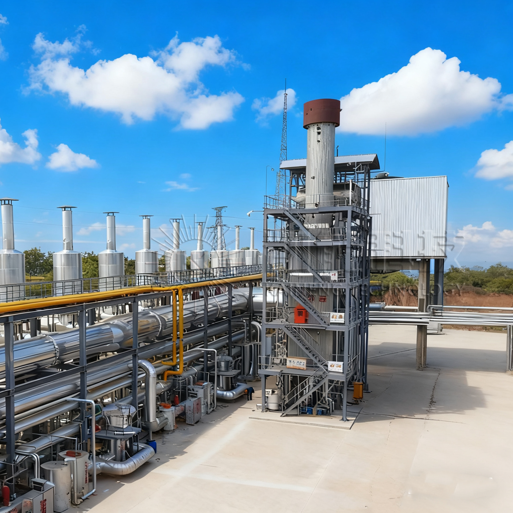 山西瓦斯发电机组余热锅炉Ⅲ期