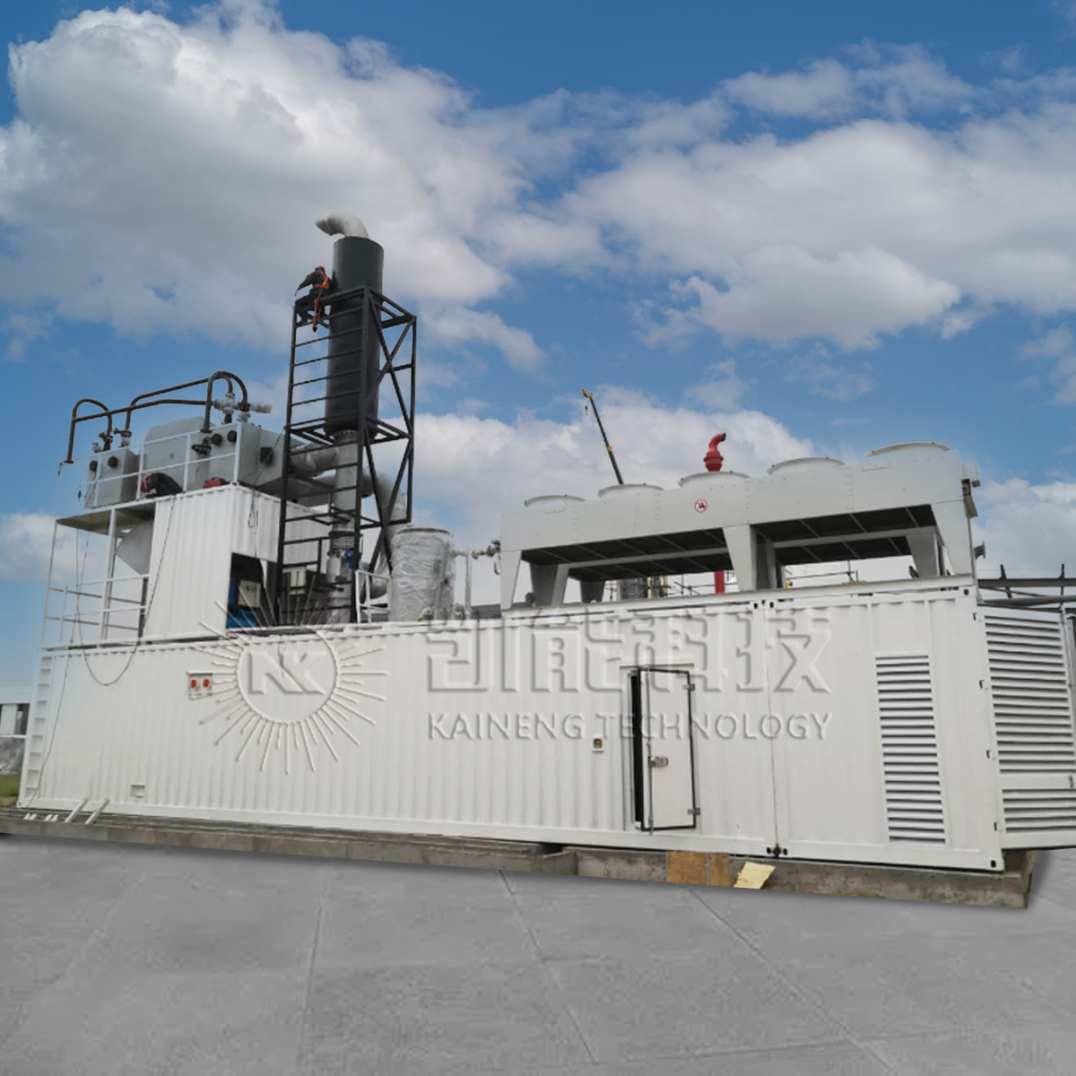 江苏沼气机组烟气余热脱硝一体化项目