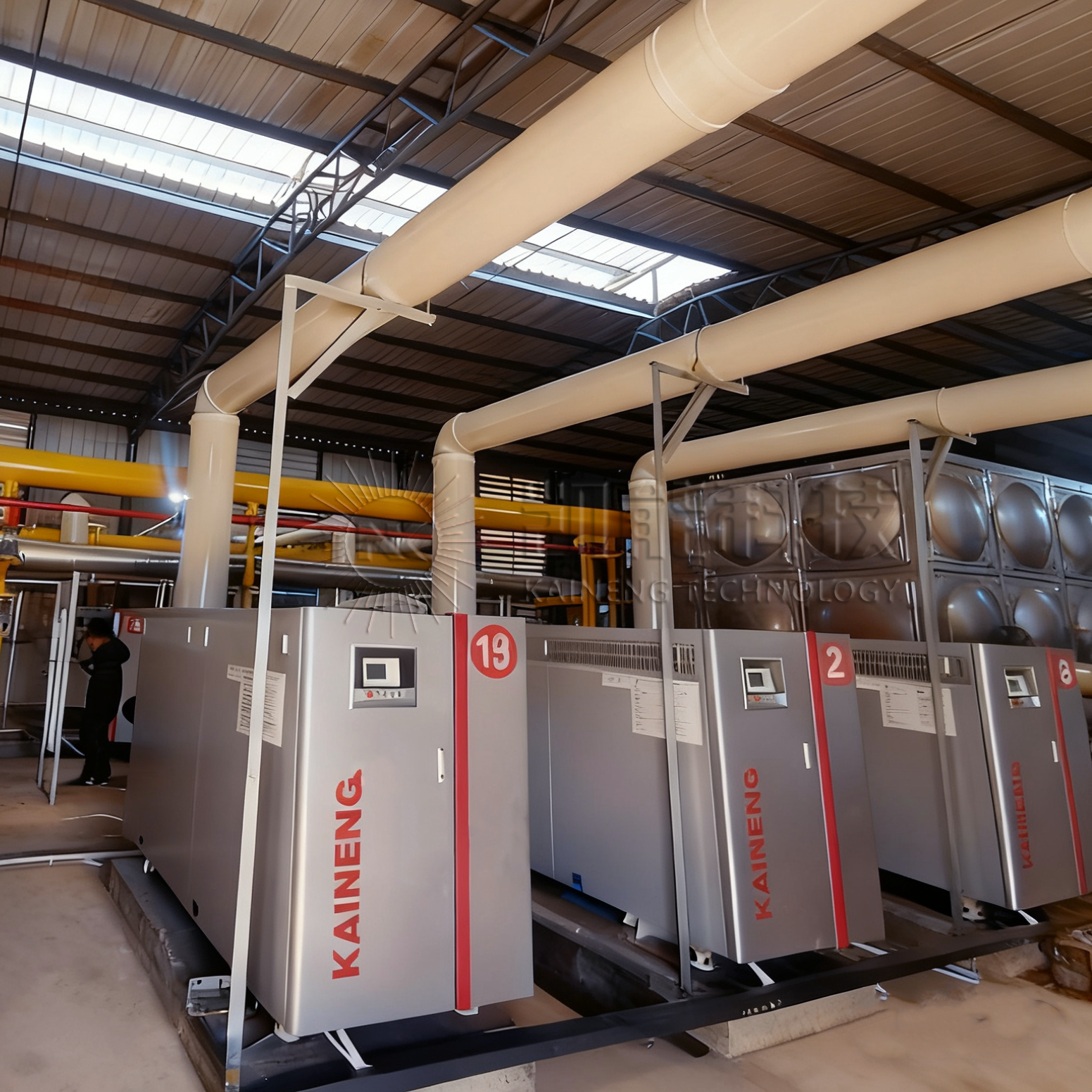 云南花卉冷凝燃气锅炉供暖项目